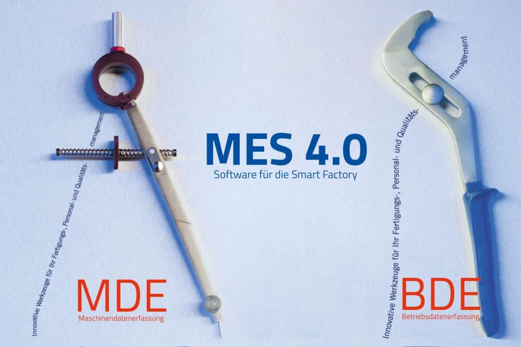 MDE und BDE sind wichtige Werkzeuge, die in keinem MES fehlen dürfen. (Bildquelle: MPDV, angelehnt an historische Anzeigen aus den 1990er-Jahren)