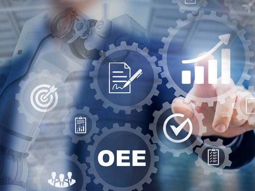 The OEE and other KPIs support you in assessing the productivity of your machines. (Source: MPDV, Adobe Stock, NicoElNino, phonlamaiphoto)
